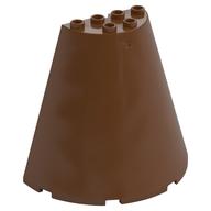 LEGO® los onderdeel Kegel in kleur Roodachtig Bruin 47543