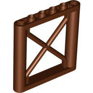 Plaatje in Gallery viewer laden, LEGO® los onderdeel Steunpilaar Roodachtig Bruin 64448