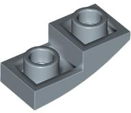 Plaatje in Gallery viewer laden, LEGO® los onderdeel Dakpan Gebogen Omgekeerd Zandblauw 24201