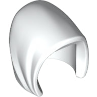 Plaatje in Gallery viewer laden, LEGO® los onderdeel Hoofddeksels in kleur Wit 74528