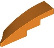 LEGO® los onderdeel Wig in kleur Oranje 5414