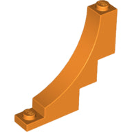 LEGO® los onderdeel Steen Boog in kleur Oranje 30099