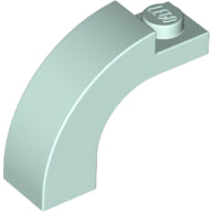 Plaatje in Gallery viewer laden, LEGO® los onderdeel Steen Boog in kleur Licht Aqua 6005