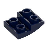 LEGO® onderdeel Dakpan Gebogen Omgekeerd Donkerblauw 32803