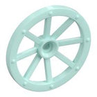 LEGO® los onderdeel Wiel in kleur Licht Aqua 4489b