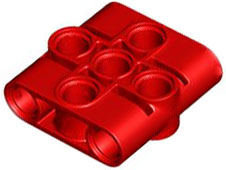 LEGO® los onderdeel Technische Verbinding Rood 39793