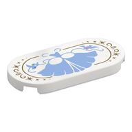 LEGO® los onderdeel Tegel Rond met Motief Wit 66857pb058