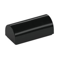 LEGO® los onderdeel Dakpan Gebogen in kleur Zwart 3563