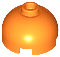 Plaatje in Gallery viewer laden, LEGO® los onderdeel Steen Rond in kleur Oranje 553