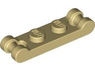 LEGO® los onderdeel Plaat Aangepast in kleur Geelbruin 18649