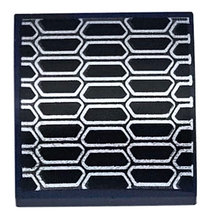 Plaatje in Gallery viewer laden, LEGO® Dakpan Gebogen met Motief Donkerblauw 15068pb548