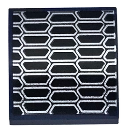 LEGO® Dakpan Gebogen met Motief Donkerblauw 15068pb548
