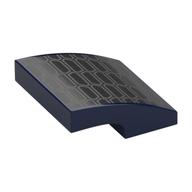 LEGO® Dakpan Gebogen met Motief Donkerblauw 15068pb548