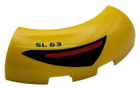 LEGO® los onderdeel Steen Rond met Motief Geel 65617pb01R