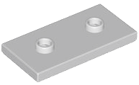 Plaatje in Gallery viewer laden, LEGO® Plaat Aangepast Licht Blauwachtig Grijs 65509