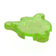 LEGO® onderdeel Tegel Rond Doorschijnend Helder Groen 80677