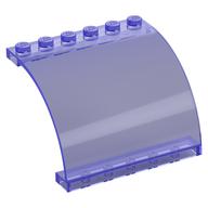LEGO® los onderdeel Paneel in kleur Doorzichtig Paars 5065
