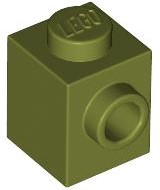 LEGO® los onderdeel Steen Aangepast Olijfgroen 87087