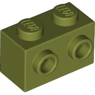 LEGO® los onderdeel Steen Aangepast Olijfgroen 11211