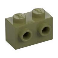 Plaatje in Gallery viewer laden, LEGO® los onderdeel Steen Aangepast Olijfgroen 11211