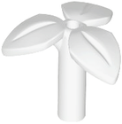 LEGO® los onderdeel Plant & Struik in kleur Wit 37695