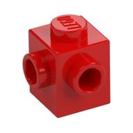 Plaatje in Gallery viewer laden, LEGO® los onderdeel Steen Aangepast in kleur Rood 26604