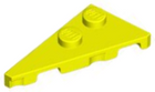 LEGO® los onderdeel Wig Plaat in kleur Neon geel 65429