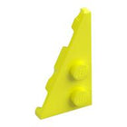LEGO® los onderdeel Wig Plaat in kleur Neon geel 65429