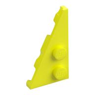 LEGO® los onderdeel Wig Plaat in kleur Neon geel 65429