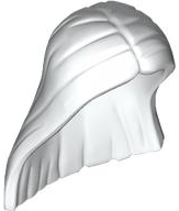 LEGO® los onderdeel Haar in kleur Wit 41612