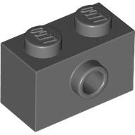 LEGO® Steen Aangepast Donker Blauwachtig Grijs 86876