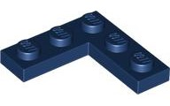 LEGO® los onderdeel Plaat Algemeen Donkerblauw 77844