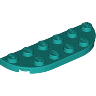 Plaatje in Gallery viewer laden, LEGO® los onderdeel Plaat Rond Donker Turkoois 18980