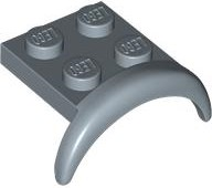 LEGO® los onderdeel Spatbord in kleur Zandblauw 49097
