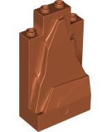 LEGO® los onderdeel Rots in kleur Donker Oranje 47847