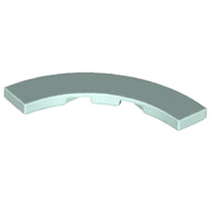 LEGO® los onderdeel Tegel Rond in kleur Licht Aqua 27507