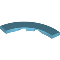 LEGO® los onderdeel Tegel Rond Medium Azuurblauw 27507
