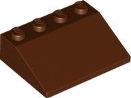 Plaatje in Gallery viewer laden, LEGO® los onderdeel Dakpan Algemeen Roodachtig Bruin 3297