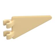 Plaatje in Gallery viewer laden, LEGO® los onderdeel Vlag in kleur Geelbruin 5555