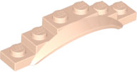 LEGO® los onderdeel Spatbord in kleur Lichte Noga 62361