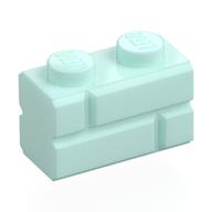 LEGO® los onderdeel Steen Aangepast Licht Aqua 98283