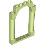 Plaatje in Gallery viewer laden, LEGO® los onderdeel Deurkozijn Geelachtig Groen 40066