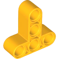 LEGO® onderdeel Technische Hefbalk Helder Licht Oranje 60484
