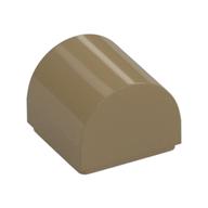 LEGO® los onderdeel Dakpan Gebogen Donker Geelbruin 49307