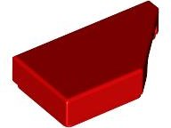 LEGO® los onderdeel Tegel Aangepast in kleur Rood 5092