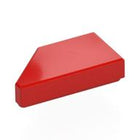 LEGO® los onderdeel Tegel Aangepast in kleur Rood 5092
