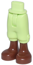 Plaatje in Gallery viewer laden, LEGO® los onderdeel Benen Geelachtig Groen 36196c00pb004