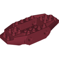 LEGO® los onderdeel Onderstel in kleur Donkerrood 65186