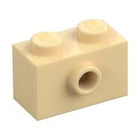 LEGO® los onderdeel Steen Aangepast in kleur Geelbruin 86876