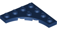 Plaatje in Gallery viewer laden, LEGO® los onderdeel Plaat Aangepast Donkerblauw 35044